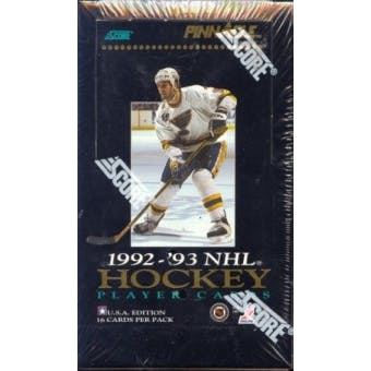 1992/93 Pinnacle U.S. Hockey Hobby Box
