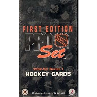 1992/93 Pro Set Series 1 Hockey Hobby Box