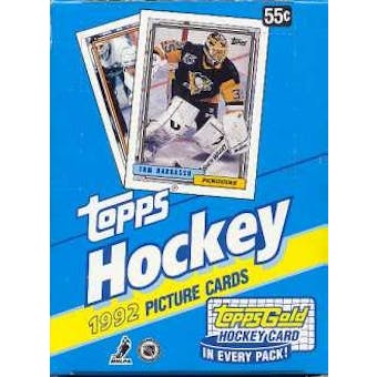 1992/93 Topps Hockey Wax Box
