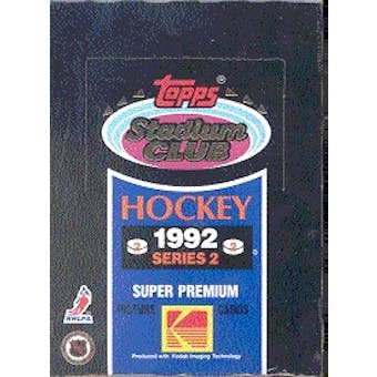 1992/93 Topps Stadium Club Series 2 Hockey Wax Box