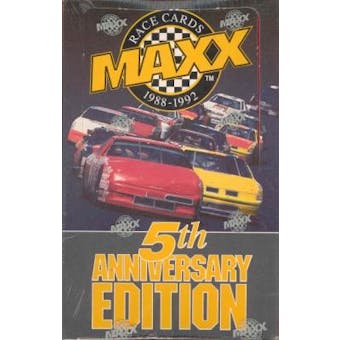 1992 J.R. Maxx Inc. Maxx 5th Anniversary Edition Racing Hobby Box - Red Box