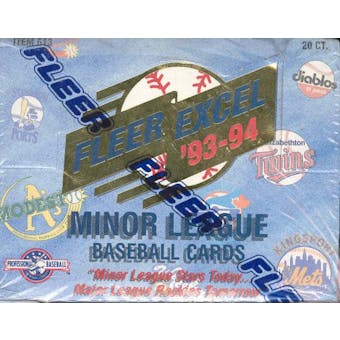 1993/94 Fleer Excel Minor League Baseball Jumbo Box