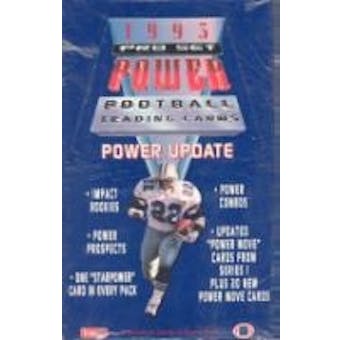 1993 Pro Set Power Update Football Hobby Box
