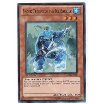 Yu-Gi-Oh Hidden Arsenal 3 Single Shock Troops of the Ice Barrier Super Rare 3x