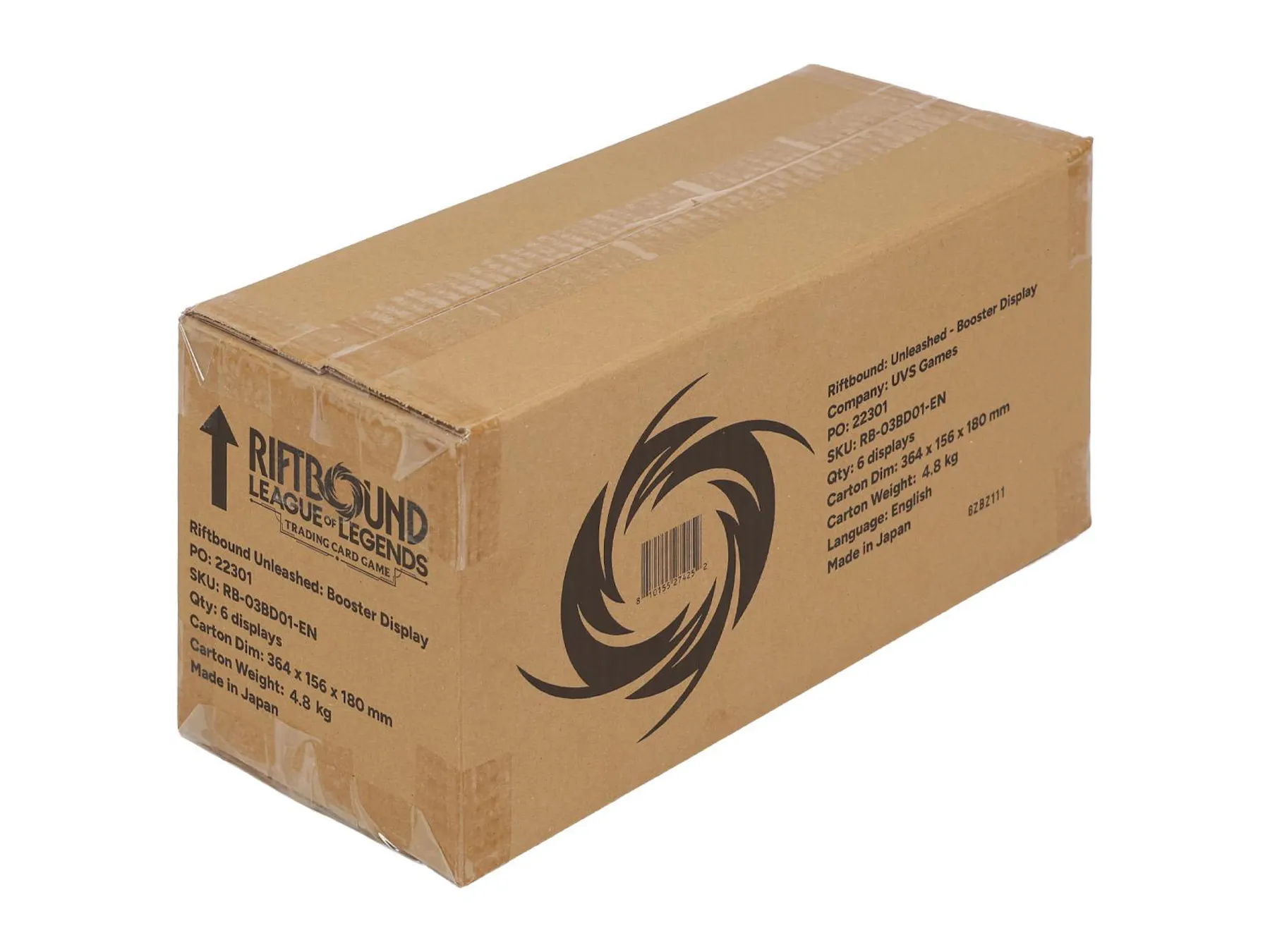 Riftbound League of Legends Unleashed Booster 6-Box Case | DA Card World Riftbound League of Legends Unleashed Booster 6-Box Case | DA Card World