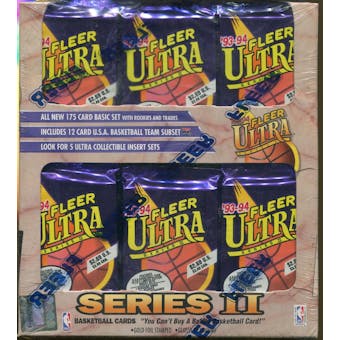 1993/94 Fleer Ultra Series 2 Basketball Jumbo Box