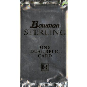 2010 Bowman Sterling Football Hobby Dual Relic Topper Pack