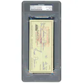Floyd Patterson Autographed Check PSA/DNA Authentic *1521 (Reed Buy)