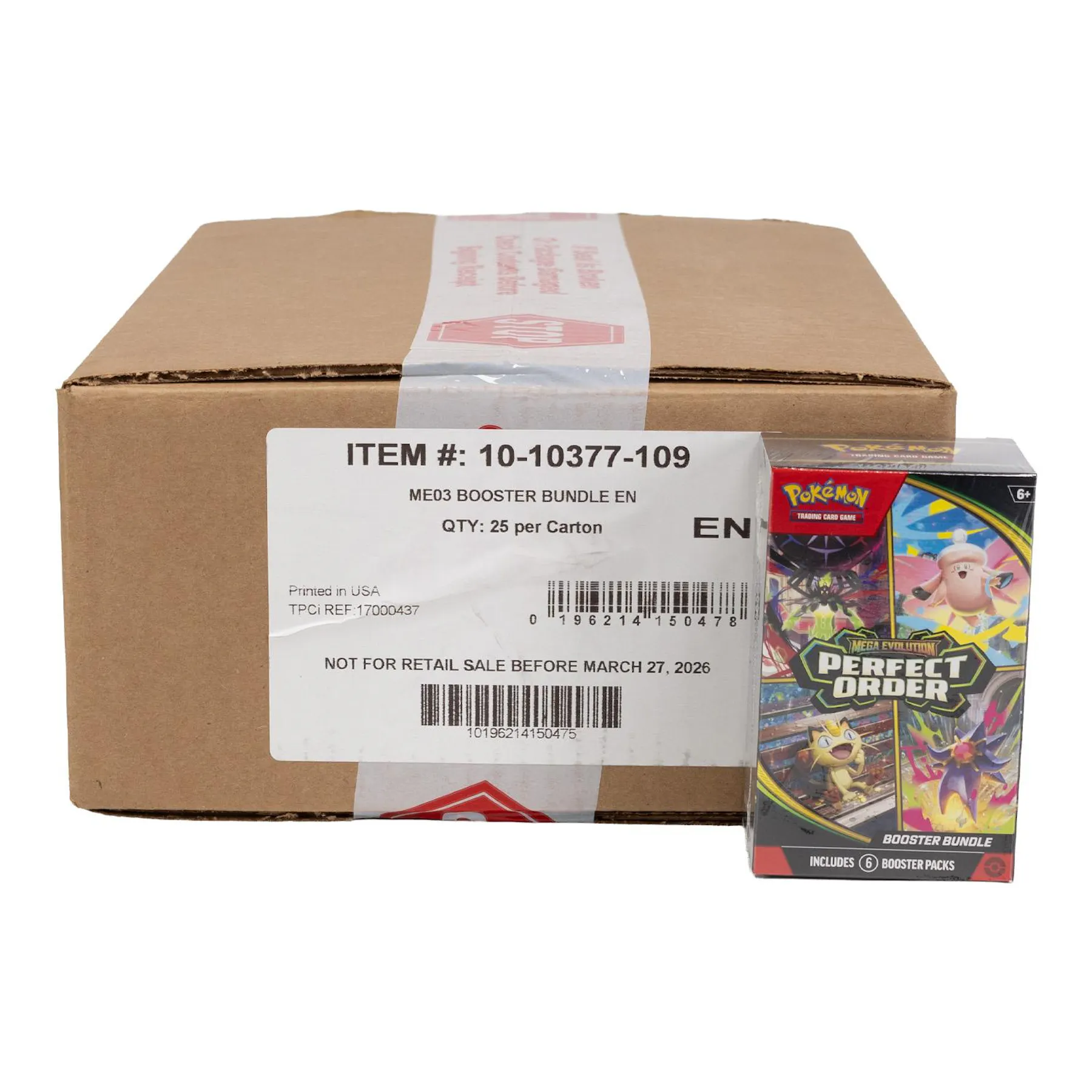 Pokemon TCG: Mega Evolution - Perfect Order Booster Bundle Case (25) Pokemon TCG: Mega Evolution - Perfect Order Booster Bundle Case (25)
