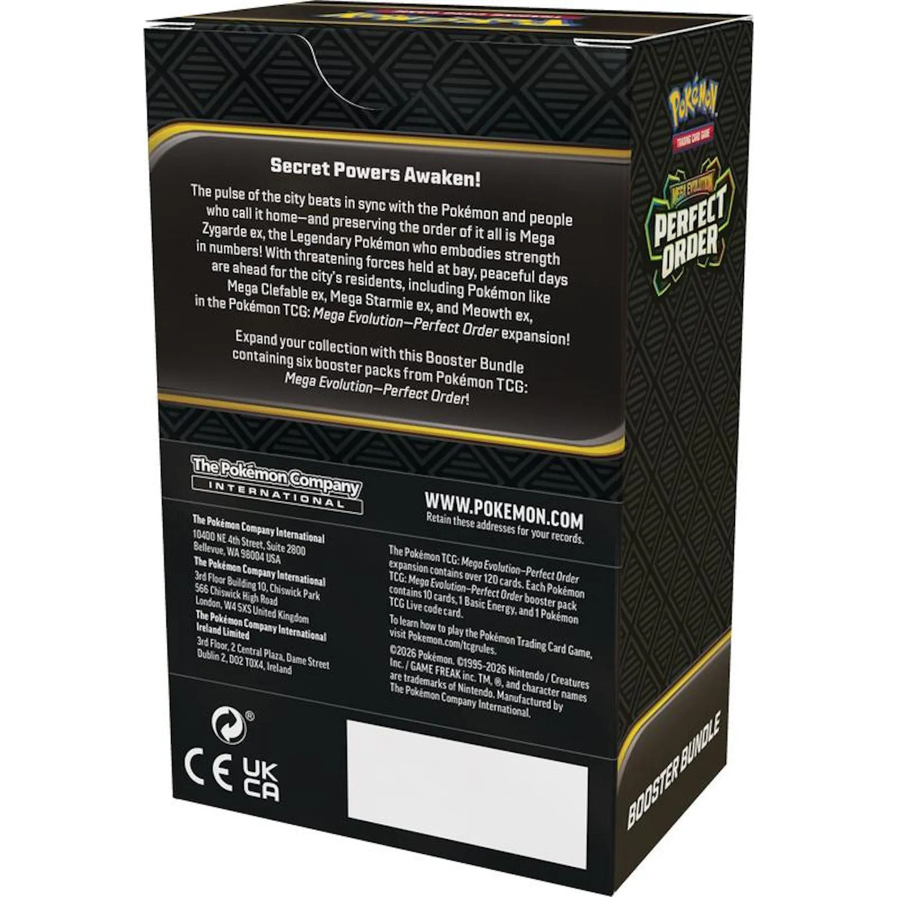 Pokemon Mega Evolution: Perfect Order 6-Pack Booster Bundle | DA Card World Pokemon Mega Evolution: Perfect Order 6-Pack Booster Bundle | DA Card World