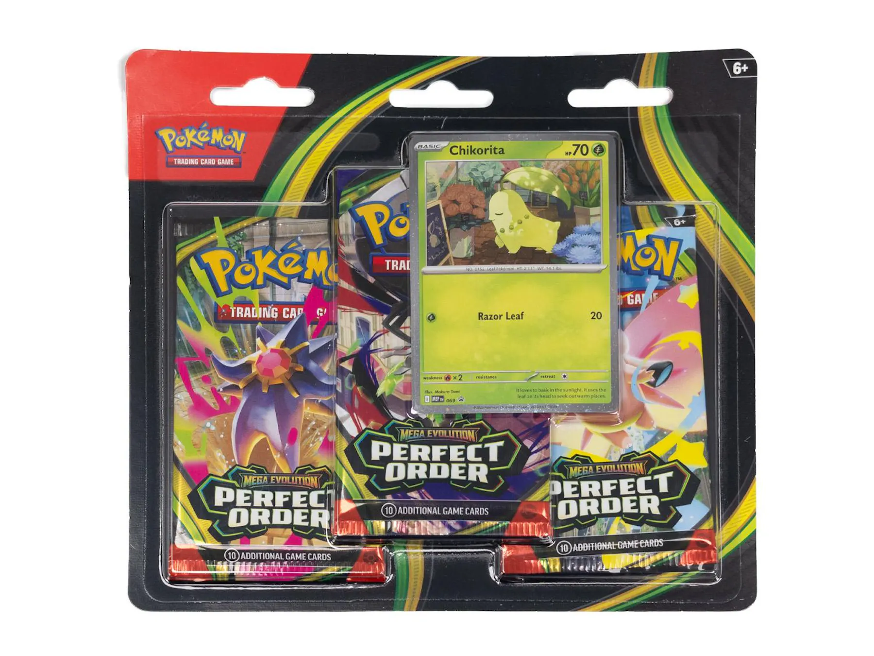 Pokemon Mega Evolution Perfect Order 3 Pack Blister Pokemon Mega Evolution Perfect Order 3 Pack Blister