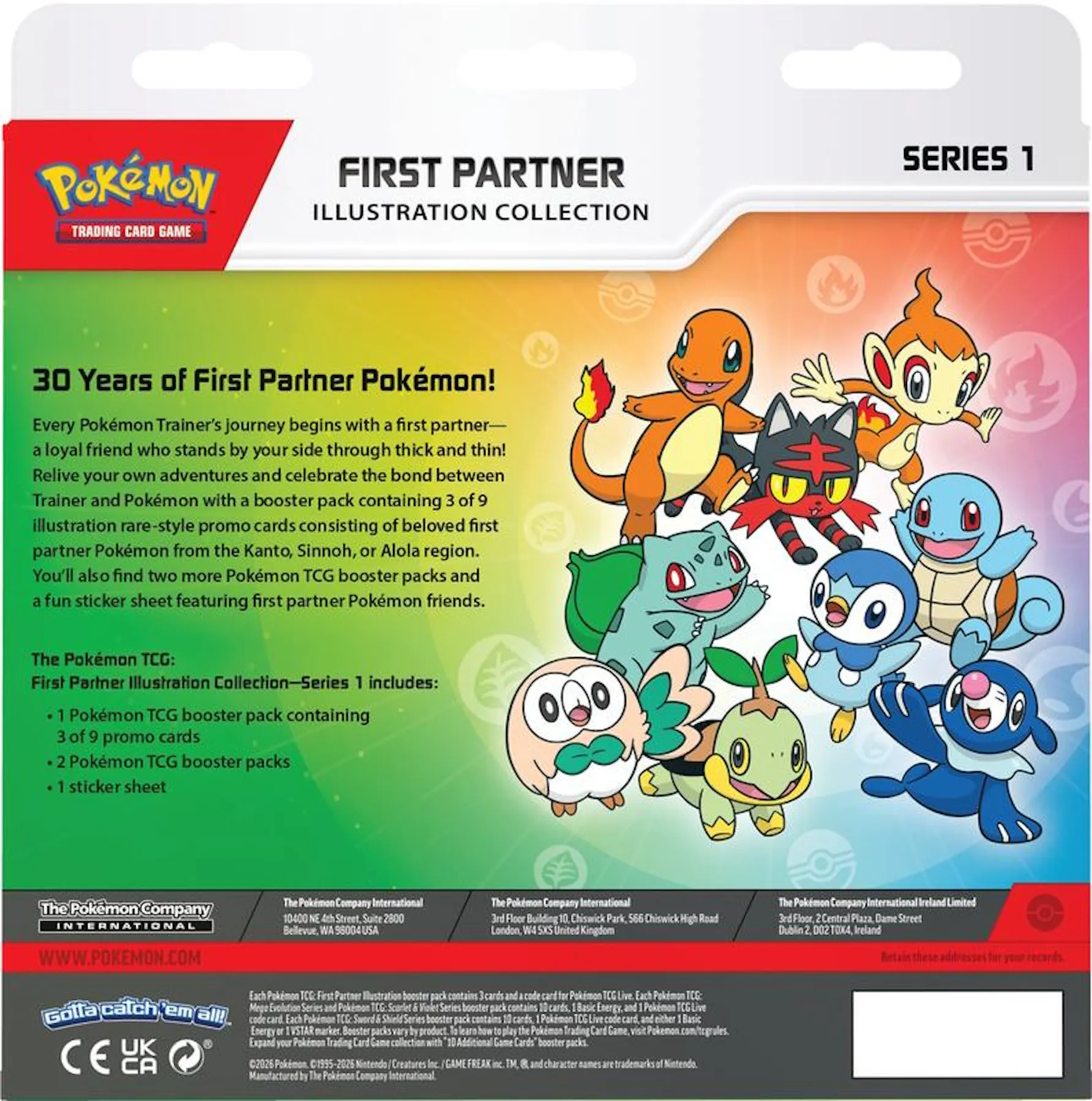 pokemon gen 1 booster pack Pokmon First Partner Illustration Collection Series Box (3/20) The SportsRoom a loyal friend who stands by your side through thick and thin 7 Booster Packs! Series 1