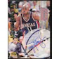 1997/98 Press Pass Double Threat Autographs Jacques Vaughn/Karl Malone #/625 (Reed Buy)