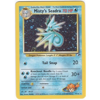Pokemon Gym Heroes Single Misty's Seadra 9/132