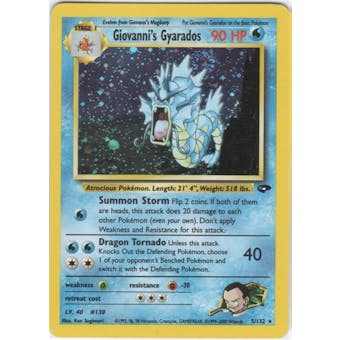 Pokemon Gym Challenge Single Giovanni's Gyarados 5/132 - SLIGHT PLAY (SP)
