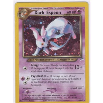 Pokemon Neo Destiny Single Dark Espeon 4/105