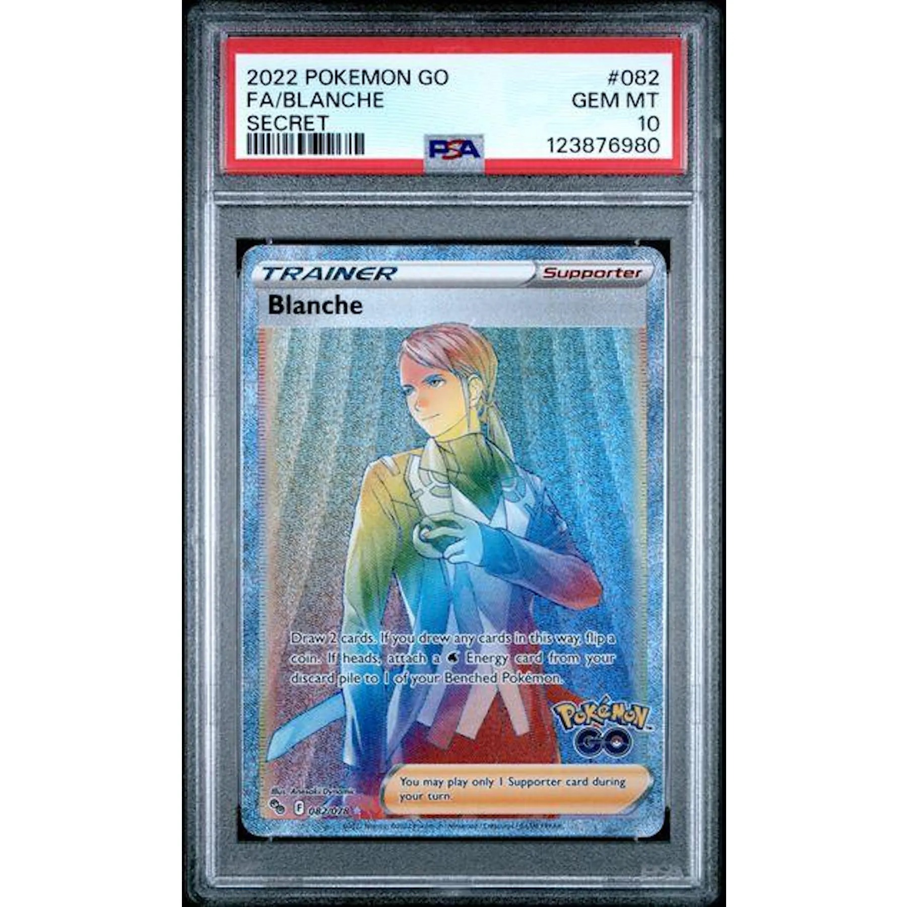 2022 Pokemon Go Blanche Secret PSA 10 #082 | DA Card World 2022 Pokemon Go Blanche Secret PSA 10 #082 | DA Card World