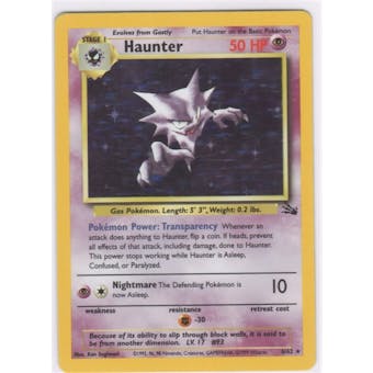 Pokemon Fossil 1st Edition Single Haunter 6/62