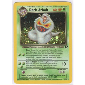 Pokemon Team Rocket Single Dark Arbok 2/82 - Error (1999-23000)
