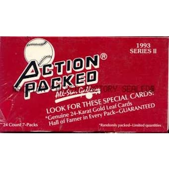 1993 Action Packed All-Star Gallery Series 2 Baseball Wax Box