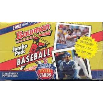 1993 Bowman Baseball Jumbo Box