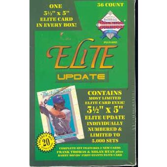 1993 Donruss Elite Update Baseball Hobby Box