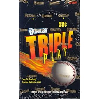 1993 Donruss Triple Play Baseball Hobby Box