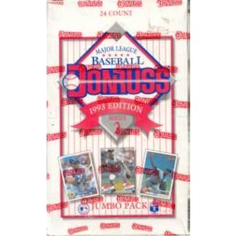 1993 Donruss Series 2 Baseball Jumbo Box