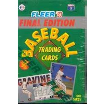 1993 Fleer Final Edition Baseball Factory Set