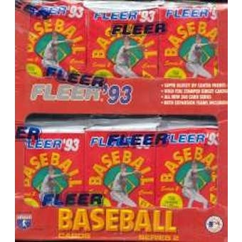 1993 Fleer Series 2 Baseball Jumbo Box