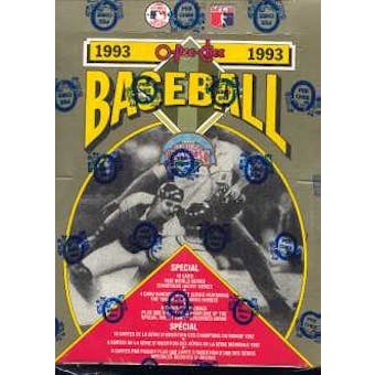 1993 O-Pee-Chee Baseball Hobby Box