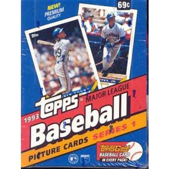 1993 Topps Series 1 Baseball Hobby Box