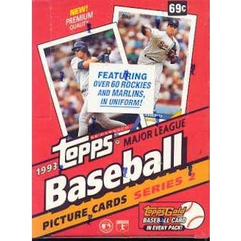 1993 Topps Series 2 Baseball Hobby Box