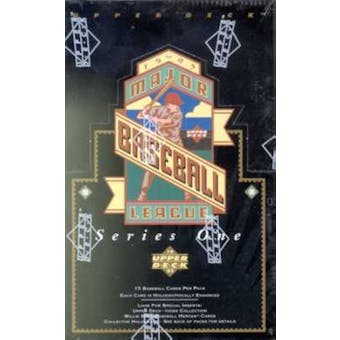 1993 Upper Deck Series 1 Baseball Retail Box