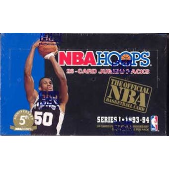 1993/94 Hoops Series 1 Basketball Jumbo Box