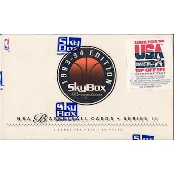 1993/94 Skybox Premium Series 2 Basketball Hobby Box