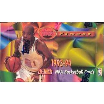 1993/94 Topps Finest Basketball Jumbo Box