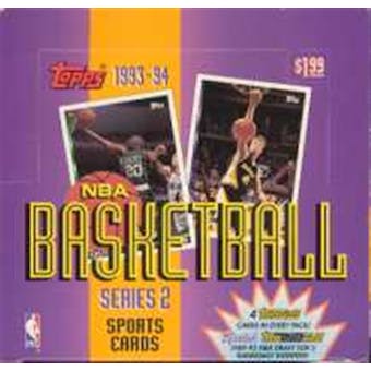 1993/94 Topps Series 2 Basketball Jumbo Box