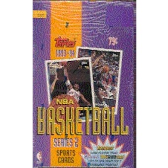 1993/94 Topps Series 2 Basketball Hobby Box