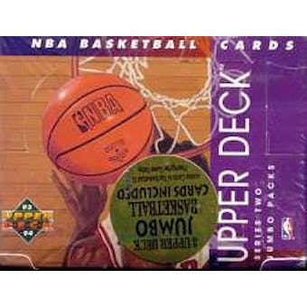 1993/94 Upper Deck Series 2 Basketball Jumbo Box