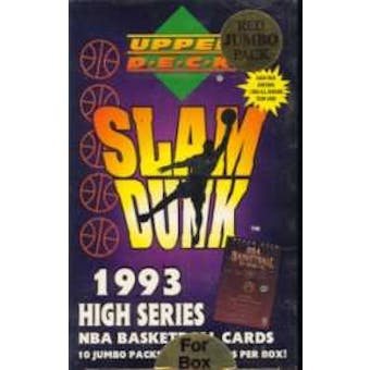 1993 Upper Deck Slam Dunk High Series Basketball Jumbo Box