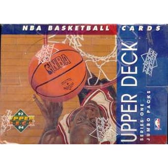 1993/94 Upper Deck Series 1 Basketball Jumbo Box