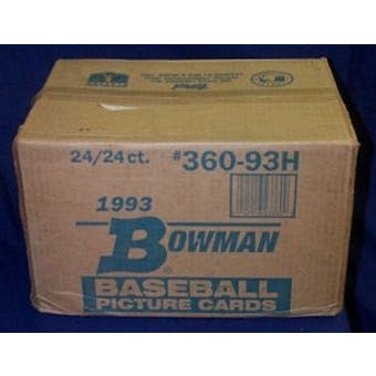1993 Bowman Baseball Hobby 24-Box Case