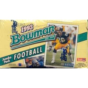 1993 Bowman Football Jumbo Box