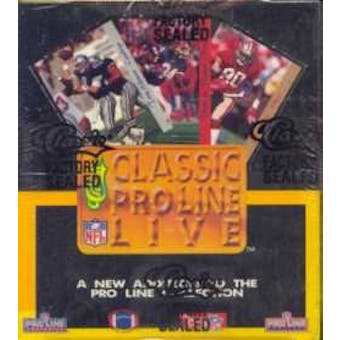 1993 Pro Line Live Football Hobby Box