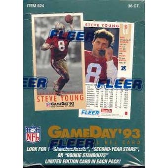 1993 Fleer Game Day Football Hobby Box