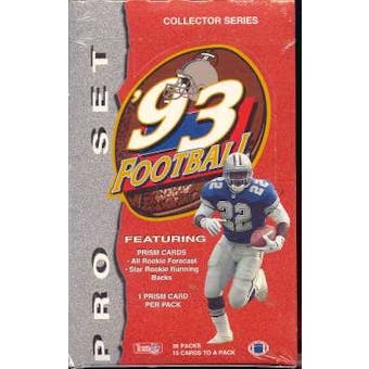 1993 Pro Set Football Hobby Box