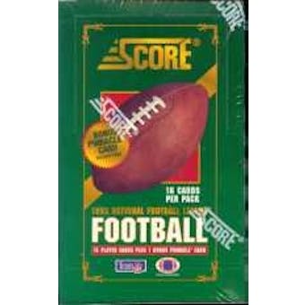 1993 Score Football Hobby Box
