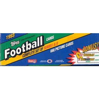 1993 Topps Football Factory Set (Box)