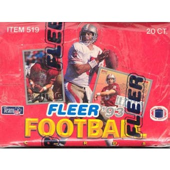 1993 Fleer Football Jumbo Box